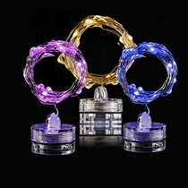LED waterproof candle copper wire light string diving candle light string CR2032 candle romantic decoration creative light string