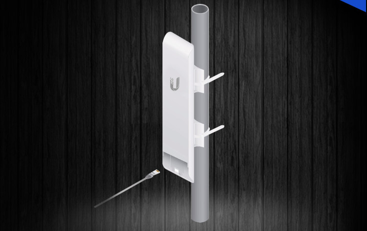Сетевой мост ubnt locom5室外定向大功率5.8g无线网桥cpe电梯监控工程 3公里