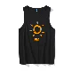 Yu Wenle Tide thương hiệu cotton thoáng khí mồ hôi vest rộng kích thước bãi biển vest thể thao cản trở vest nam - Áo vest cotton áo ba lỗ nam form rộng