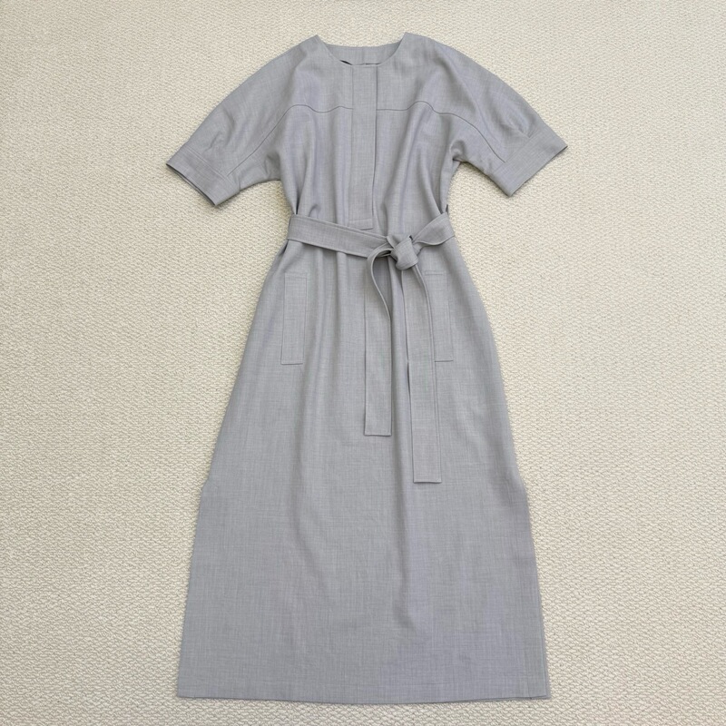Th2026 Early Autumn New Women's Clothing Polyester Fiber Short-Sleeved Loose Lace-Up Shirt Dress Q0405613