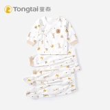 童泰 Детский комплект для новорожденных подходит для мужчин и женщин для девочек, демисезонное нижнее белье, пижама, 3 предмета, 0-2 мес.
