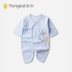 Quần áo sơ sinh Tongtai mùa thu đông 0-3-6 tháng cotton bé sơ sinh chạm đáy quần áo ngủ bướm quần áo cho bé Áo liền quần