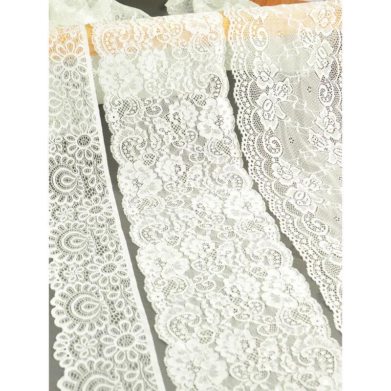 Clothing with Widened Side Strips, Lace Trim Accessories, Skirt Cuffs, Clothing Hem Widening, DIY Handmade Lace Trim