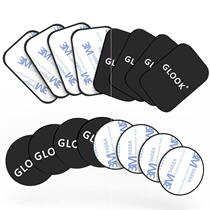 Mobile phone back magnetic patch ultra-thin navigation bracket magnetic sheet car adhesive magnet magnetic patch mobile phone back
