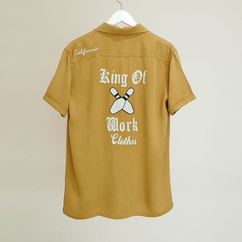 Summer 2024 American Retro Bowling Embroidery Silky Cool Hawaiian Cuban Collar Shirt for Men and Women