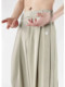 Off-white ribbon ice silk quick-drying pants men's summer American style lazy relaxed pants high-waist scimitar wide-leg pants