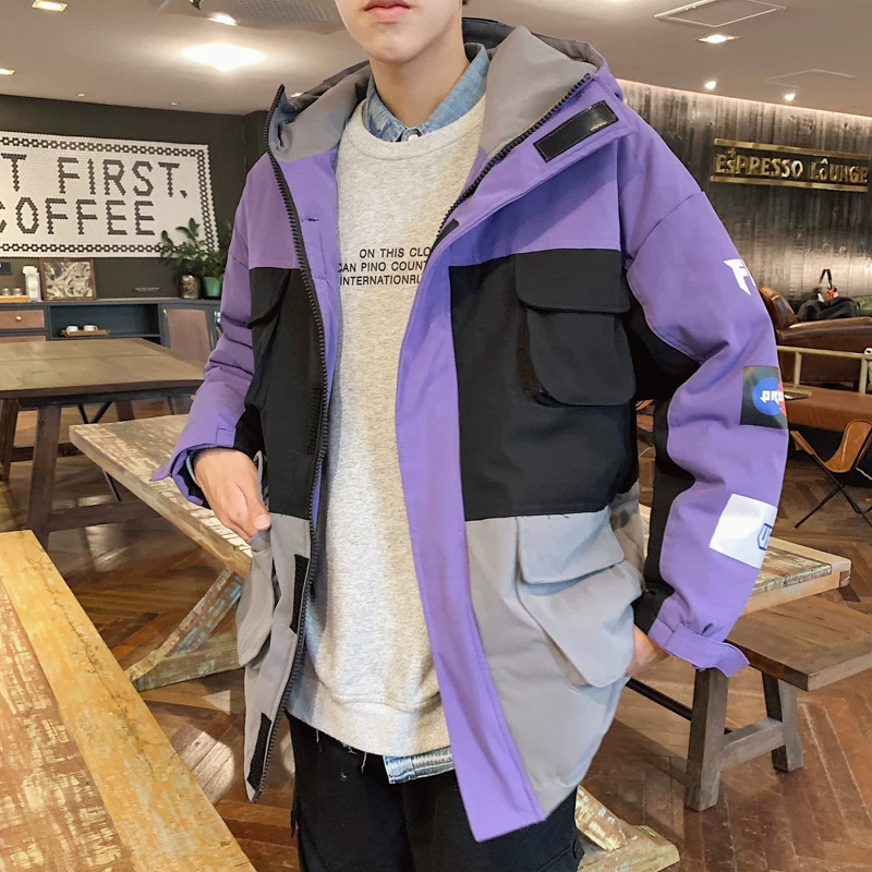 Trend brand down jacket for students, 2019, Korean style, increased thickness