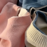 Комплект, демисезонный трикотажный трендовый свитер для отдыха для школьников для влюбленных, оверсайз, в корейском стиле