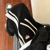 Вельветовые летние штаны для отдыха, свободный прямой крой