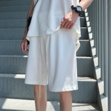 Шорты для отдыха, японские штаны, трендовая брендовая летняя одежда, оверсайз, сезон 2021