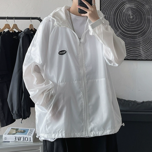 Tide, летняя тонкая брендовая одежда для защиты от солнца, толстовка с капюшоном для отдыха, оверсайз