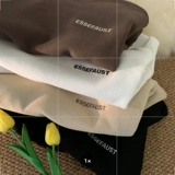 Летняя тонкая футболка с коротким рукавом, оверсайз