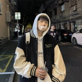 Мужская весенняя трендовая куртка, бейсбольная форма, оверсайз