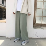 Мужские осенние трендовые штаны, свободный прямой крой, коллекция 2021