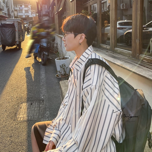 Осенняя японская трендовая рубашка для отдыха, подходит для подростков