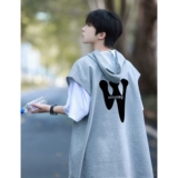 Летний жилет с капюшоном, в американском стиле