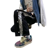 Штаны в стиле хип-хоп, коллекция 2022, оверсайз, свободный крой