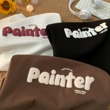 Белая летняя ретро футболка для отдыха для школьников, в американском стиле, короткий рукав, оверсайз