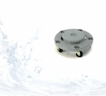 Chao Bao 120 liters five-wheeled base hotel trash can wheels plastic garbage round bucket accessories