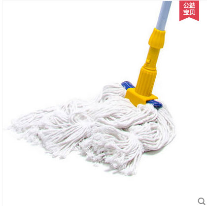 Ultra-Treasure Clip Pure Cotton Hotel Mopping Mopping Mop Ground Mop Ground Mop Head Rubber Cotton Exchangeable Mop Head
