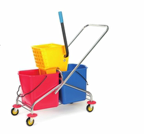 Chao Bao B-043 double bucket water squeezer water squeezer Home shopping mall hotel cleaning car large capacity 60L mop bucket