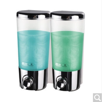 Ruiwo manual soap dispenser soap dispenser hand sanitizer toilet bathroom bathroom hanging wall single double head Bath Box