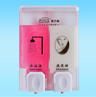 Olidge BQ-6912 Hotel Kitchen Double-headed Liquid Machine Dressing Room Two-hole Liquid Box Manual Tambardment Machine