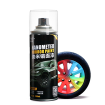 Car wheel hub spray paint bright black tire rim permanent renovation color change artifact nano mirror paint electroplating spray film
