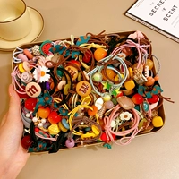 Эластичная безвредная сетка для волос, детская резинка, аксессуар для волос, популярно в интернете