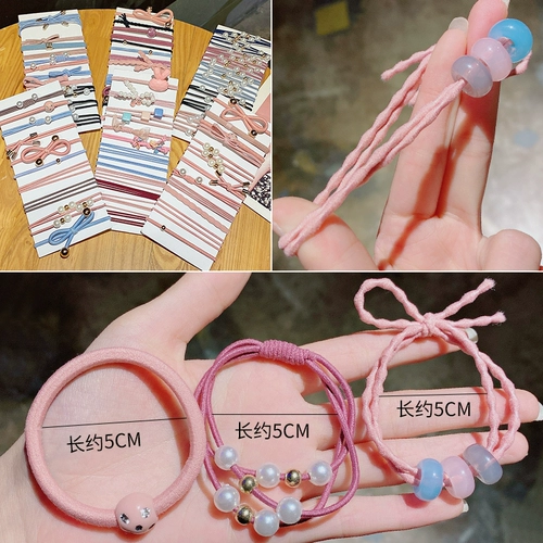 Эластичная детская резинка, аксессуар для волос, в корейском стиле