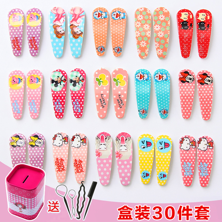 40 BB clip trẻ em phụ kiện tóc kẹp tóc kẹp clip cô gái bé gái đầu trang sức công chúa thẻ kẹp tóc giả