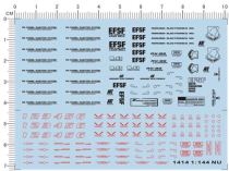 Gundam Model HG RX-93 V Gundam Cow Gundam (Mingshen) Special Water Sticker (1414)