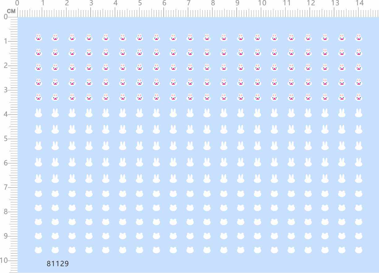 Model Man Puppet Small-free Doll Expression Blind Box (Universal Sign) Special Water Sticker (81129)