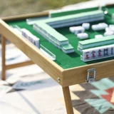 Mini Mahjong Card может сложить столик Маджонг и стул общежитие портативное открытое кемпинг дом