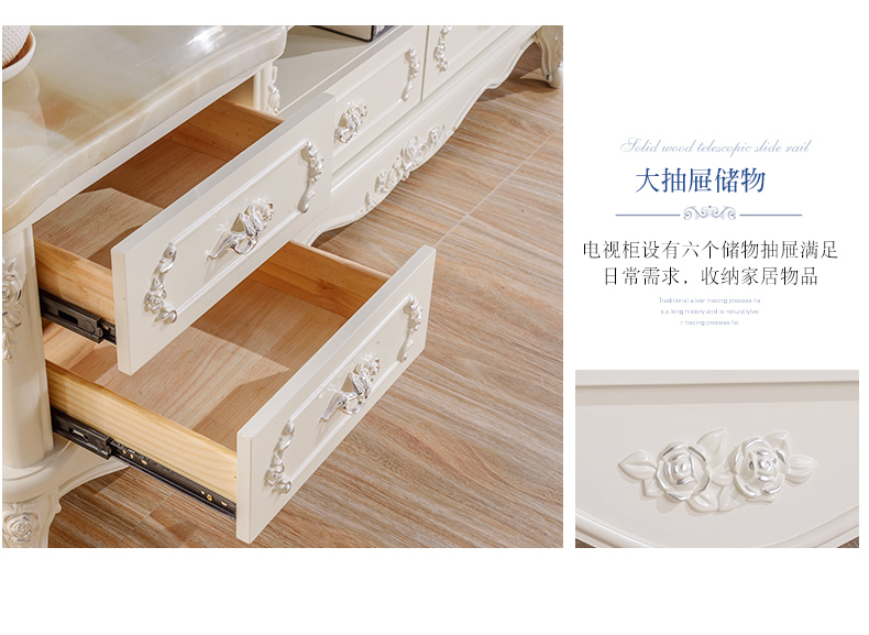 Nghĩ rằng phải là tủ bếp bằng đá cẩm thạch phong cách châu Âu kết hợp phòng khách gỗ rắn đơn giản Nội thất châu Âu căn hộ nhỏ kết hợp tủ bàn cà phê - Bộ đồ nội thất ghế sofa đẹp hiện đại