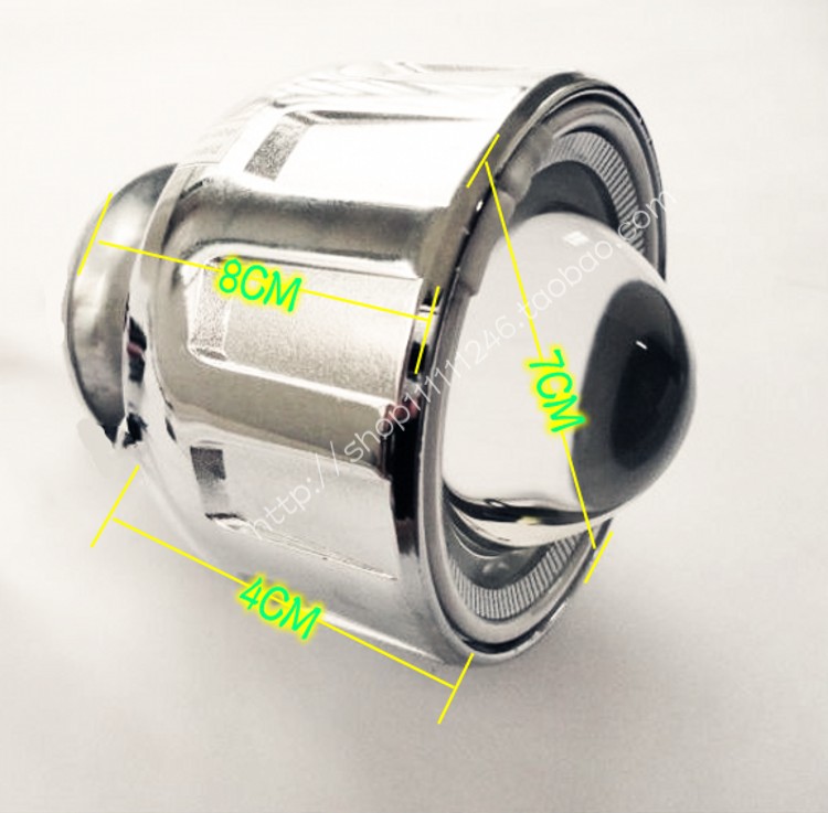 Xe máy Lens Đèn Pha 2.5 Inch Xenon Đèn Horizon Xe Máy Không Phá Hủy Cài Đặt Mắt Thiên Thần Mắt Ma Quỷ 	đèn pha led 50w xe máy	