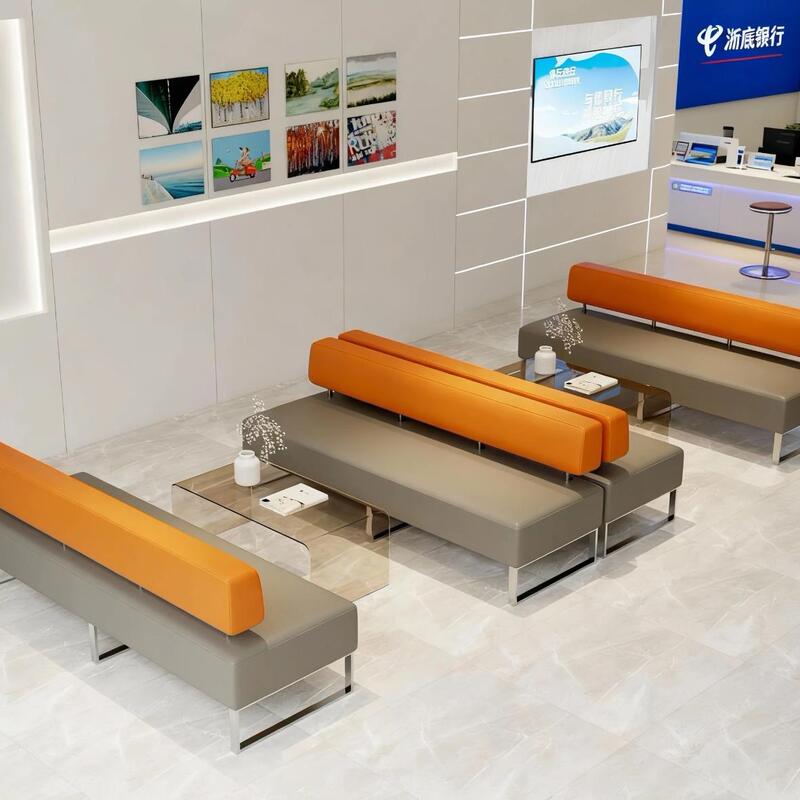 Bank Hotel Lobby Booth Seating Sofa Training Institution Beauty Salon Rest Area Office Reception Long Bench Seating Bank Hotel Lobby Booth Seating Sofa Training Institution Beauty Salon Rest Area Office Reception Long Bench Seating