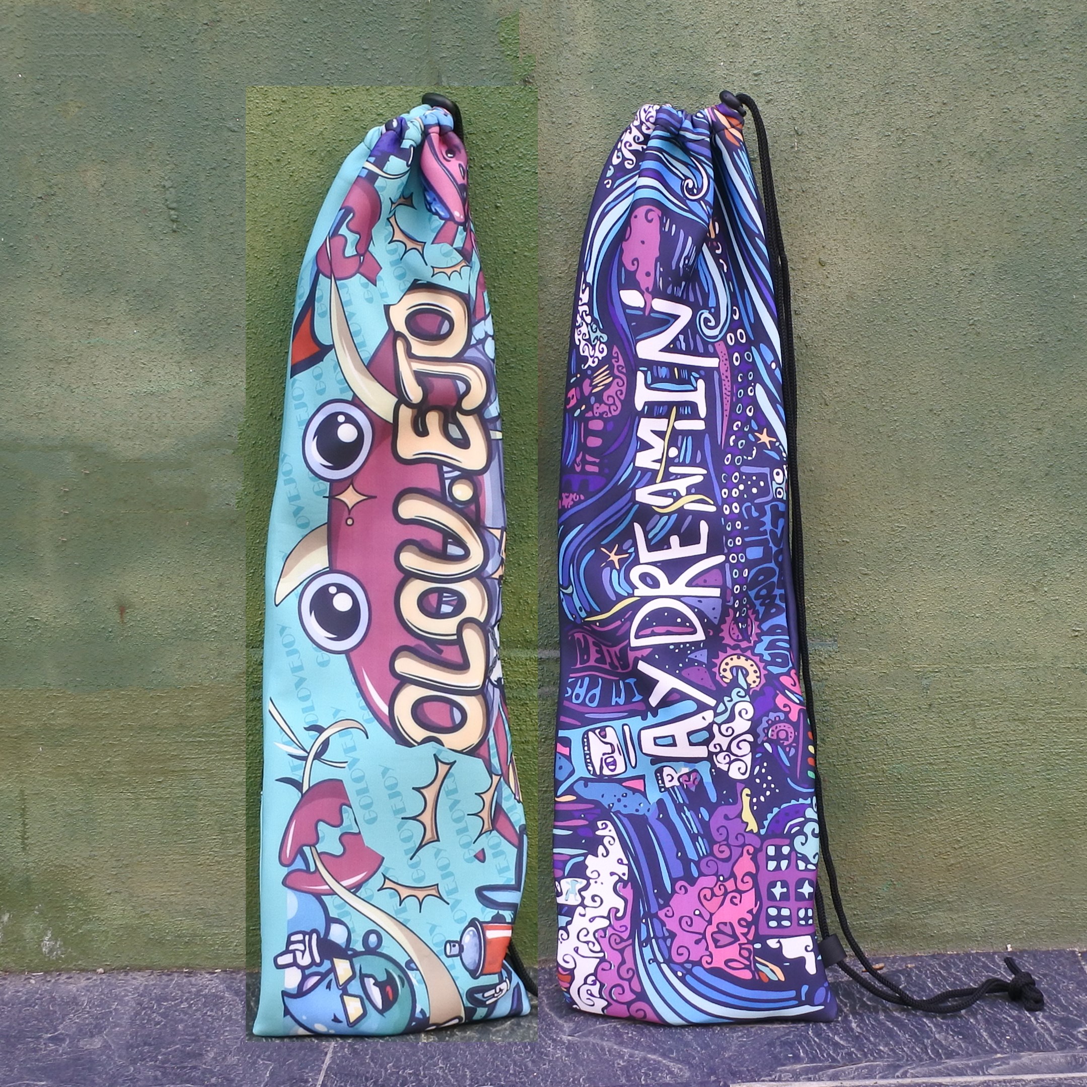 Dreamscape Frog Thickened Flannel Badminton Bag Pat Bag 2-3 for men and women portable slapping single shoulder inclined cross-shoulder bag tide