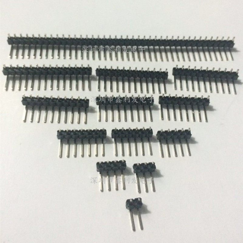 90 degree curved needle single row curved needle spacing 2 54MM1*2 3 4 5 6 7 8 9 10 20 40P needle row