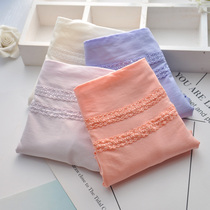 80 Lanjing Modai fine Dan Modal solid color medium and high waist comfortable seamless triangle ladies underwear is better than cotton