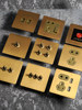Pialt Stainless Steel Electroplated Antique Brass Brushed Antique-Style Vintage Brass Toggle Switch for Home Use