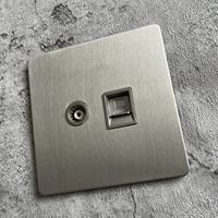 Розетка для телевизора и компьютера (новый стиль)