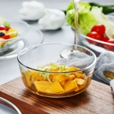 Микроволновая печь, тепло -устойчивый, прозрачный стеклянный салат -миска фрукты домохозяйство одно студенческое мгновенное лапша творческая суп -посуда