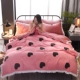 Dày mùa thu ấm áp và mùa đông gia đình nhung san hô bốn tấm cashmere flannel luật Levin quilt mét giường 1.8m - Bộ đồ giường bốn mảnh