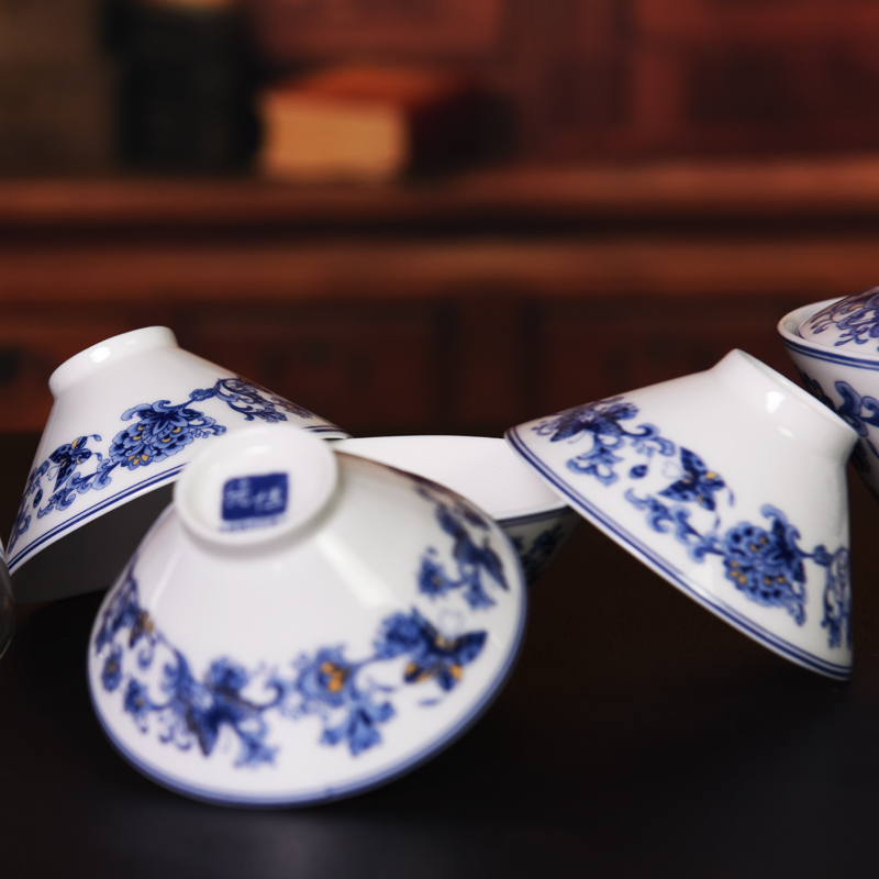 Porcelain, jingdezhen Porcelain ceramic is suing tourism kung fu tea sets portable recent hat to tea cups