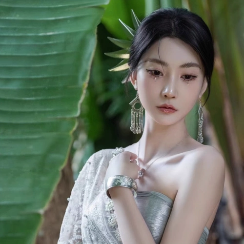 Этническая металлическая китайская шпилька, аксессуар для волос, монеты, серьги, этнический стиль, Таиланд