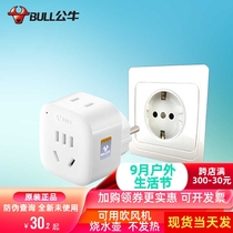 Bull Korea Jeju Island Plug Indonesia Bali Socket Converter Iran European Standard Travel Abroad