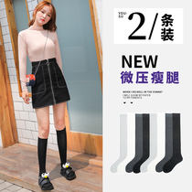 Calf socks over the knee stockings Childrens tube ins tide thin autumn winter black jk lean legs spring and autumn high tube stockings