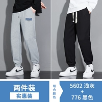 5602 светло -серый +776 черный