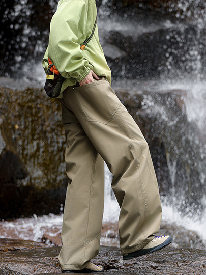 Three-in-one assault pants for men and women, spring and autumn three-proof outdoor mountaineering hard-shell pants for teenagers, quick-drying paratrooper pants for men